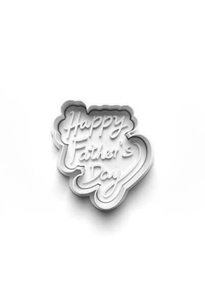 Adana Pasta Malzemeleri Father's Day Cookie Cutter and Stamper 3D-0360_1