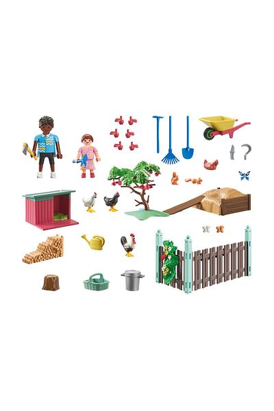 Playmobil my Life - The little chicken farm in the cottage garden