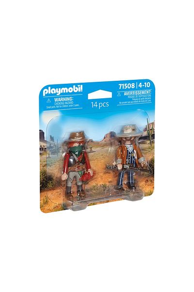 Playmobil Set of 2 Playmobil figures - Bandit and sheriff