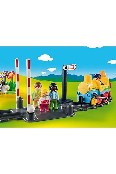 Playmobil 1.2.3 - Train with station
