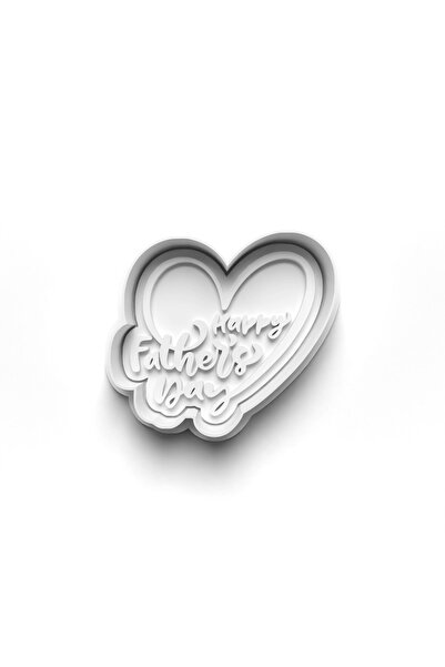Adana Pasta Malzemeleri Father's Day Cookie Cutter and Stamper 3D-0580_8