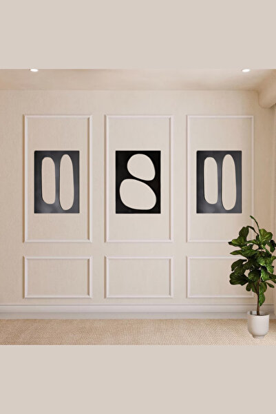 DİECOR Dekoratif Boyanabilir Çerçeve Kesim 2.5cm Kendinden Yapışkanlı Duvar Ç...