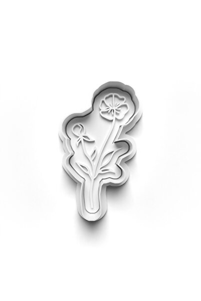 Adana Pasta Malzemeleri قاطعة وطوابع قوالب الكعك الزهرية 3D-0264_3