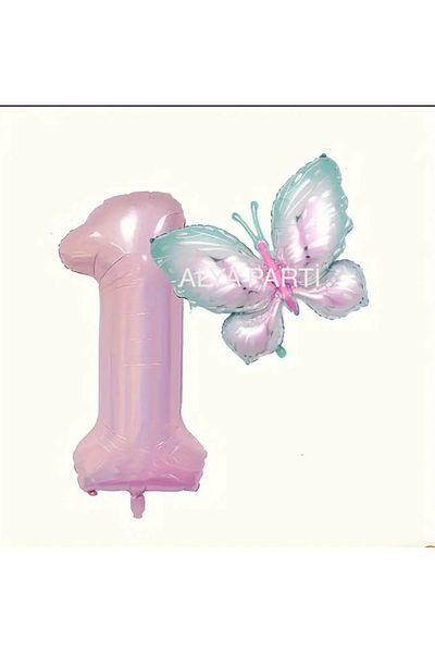 ALYA Σετ γενεθλίων PARTY Figure Foil Balloon Butterfly