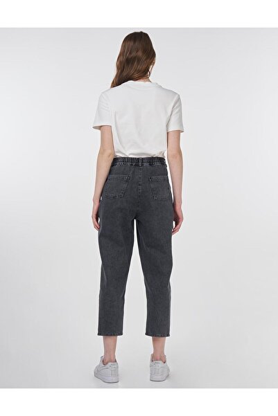 KYR Havuç Kesim Cep Detaylı Denim Pantolon Antrasit