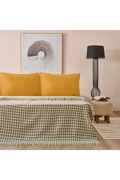 Evidea Soft Verda Double Pike - Green - 200X220 cm