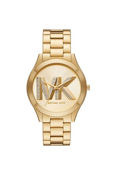 Michael Kors Women's Wristwatch Stainless Steel Yellow Gold