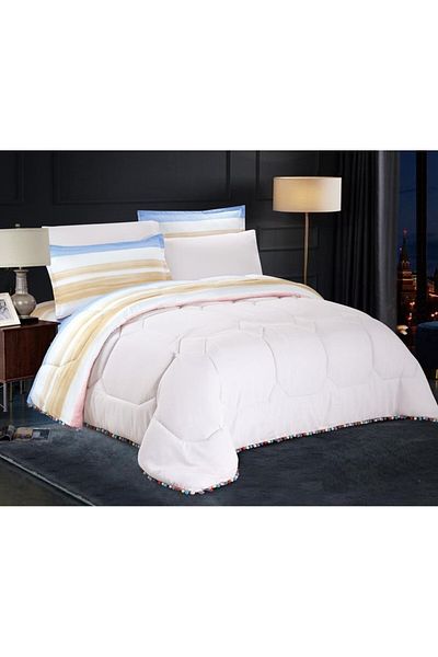 HOURS Horse Nephrine 6-Piece Lace Comforter Set Rainbow-06