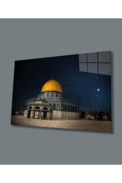 idealizbiz Jerusalimska stena sa staklenim slikama, 4mm izdržljivo kaljeno st...