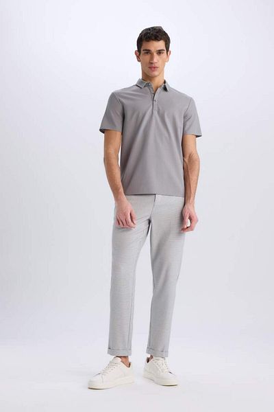 DeFacto Tricou polo cu mânecă scurtă, slim fit, slim fit, nou sezon