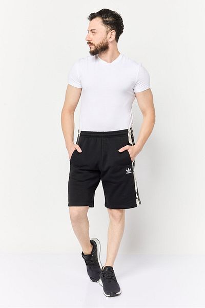 adidas Men Sportswear Fit Embroidered Logo Training Shorts, Black