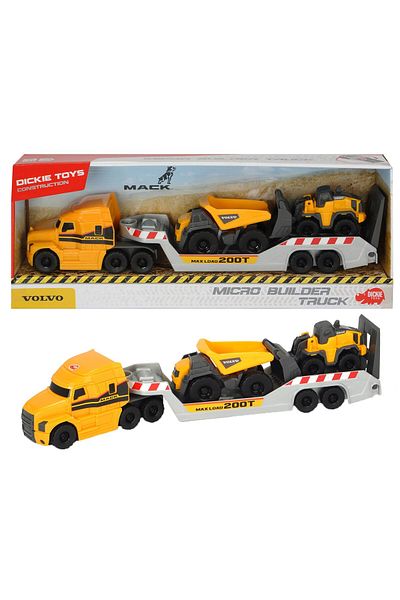Dickie Camion de remorcare Dickie Toys - Volvo Micro Builder Truck