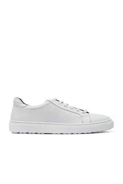 Bueno Shoes Pantofi de zi cu zi din piele albă de damă - 01wz7701