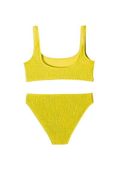 Katia&Bony Set de bikini pentru femei Lemon Party Gimped Galben