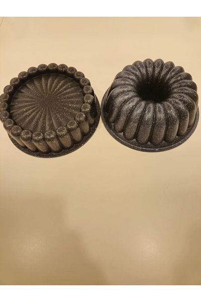 TAŞHAN 2*Piece Casting Cake Mold Tart and Cake Mold with Sliced