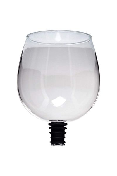 OEM Dop tip pahar, Accesoriu pentru Sticle de Vin, transparent, Dimensiuni: 8 x 13 cm, usor, dar robust