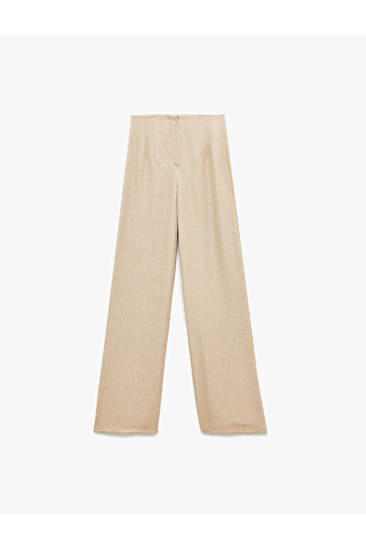 Koton Comfortable Fit High Waist Palazzo Pants