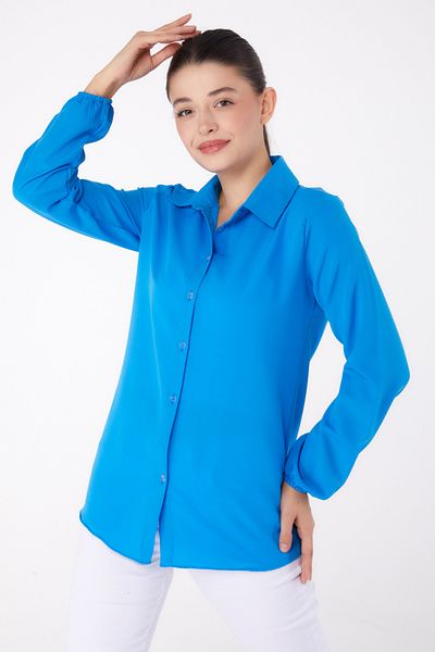 TOFİSA Shirt Turquoise - 13249