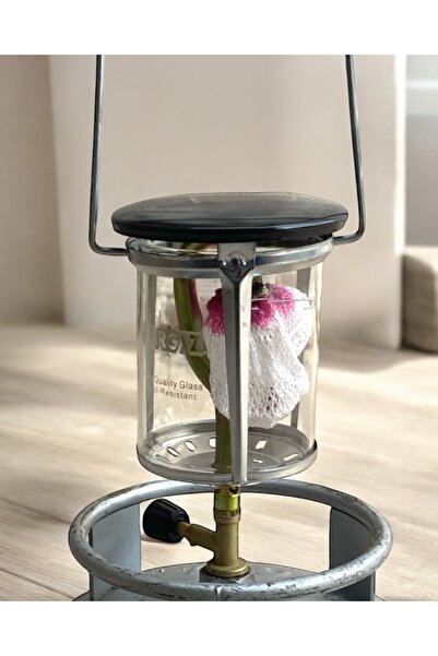 NURGAZ Küçük Tüp Lambası Kamp Piknik Tüpü Gazlı Lüks Lamba (TÜP HARİÇ)