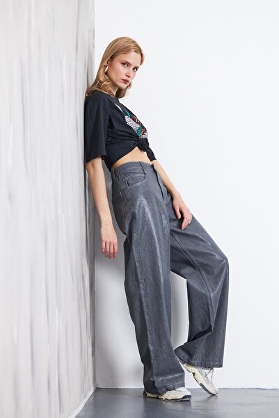 BPF Widi Leg - Kožené Džínové kalhoty