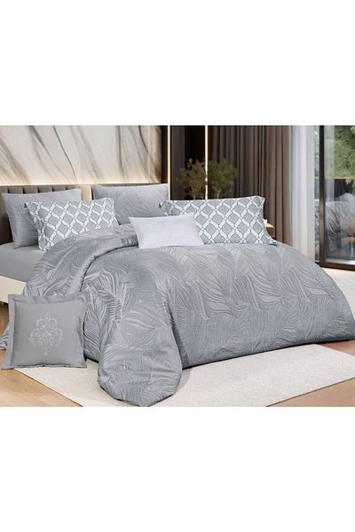 HOURS طقم لحاف هورس نفرين 8قطع جاكار فاخر DALLAS-05