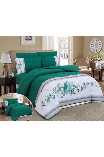 HOURS Two-Piece Horse Comforter Set 6 Pieces AMAYA-09