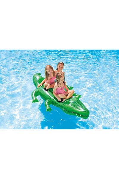 fulina Inflatable Pool Float, Handsome Crocodile, Suitable for Children to Play in the Pool / Swim Practice
