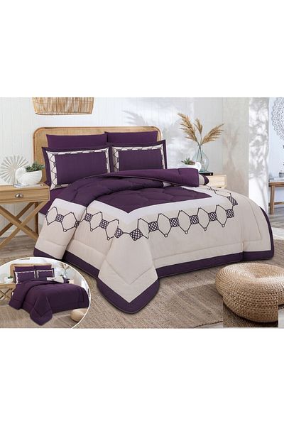 HOURS Horse Comforter Set, 6 Pieces, Double, SUE-05