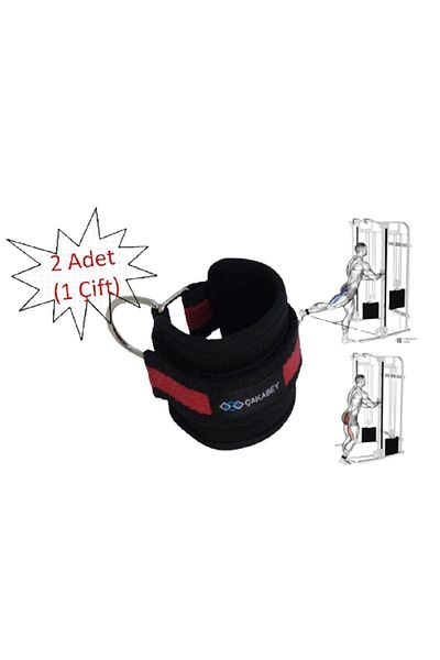 DAY''S DOCTOR D Ring Fitness Ankle Weight Work Belt Cable Kickback Foot Wrist Attachment Red