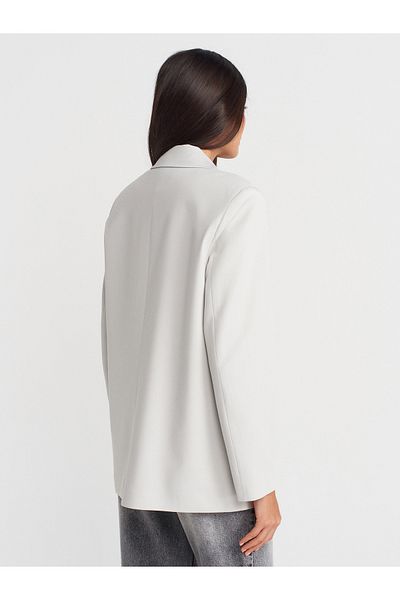 Dilvin 60769 Blazer Jacket-Gray