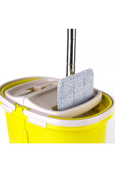 GENERAL Flat Mop Stick with Bucket - Green
