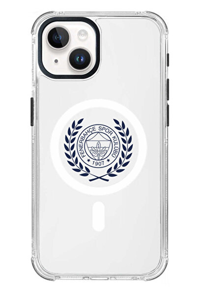 Fenerbahçe iPhone 15 Uyumlu Fenerbahçe Yapraklı Arma MagSafe Lisanslı Telefon...