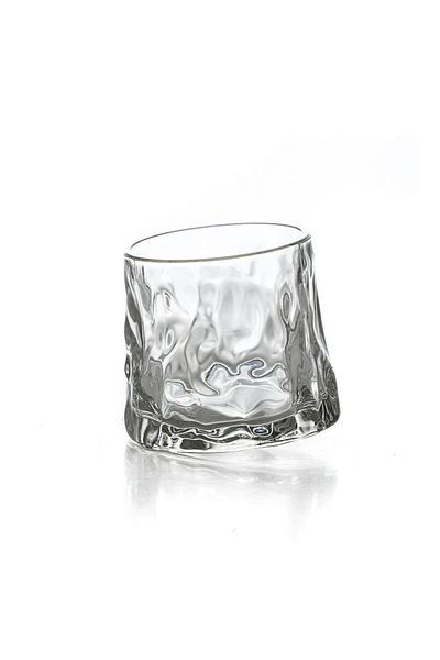 OEM Pahar Rotating Wavy, 160 ml, perfect pentru o portie rafinata de whisky, 8 x 7.3 x 7.8 cm