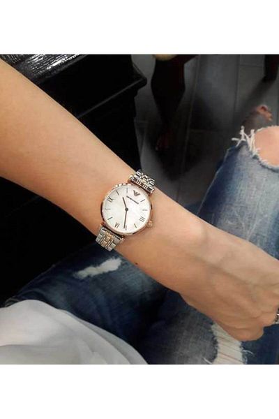 Emporio Armani Women Stainless Steel Quartz Watch