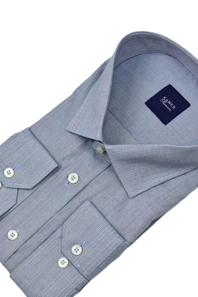 KAMER Чоловіча сорочка великого розміру з довгими рукавами 3613 BGL-ST04388