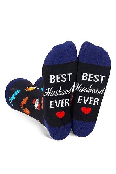 OEM Sosete, vesele, pentru sot, Best Husband EVER, Marime universala: 40-44
