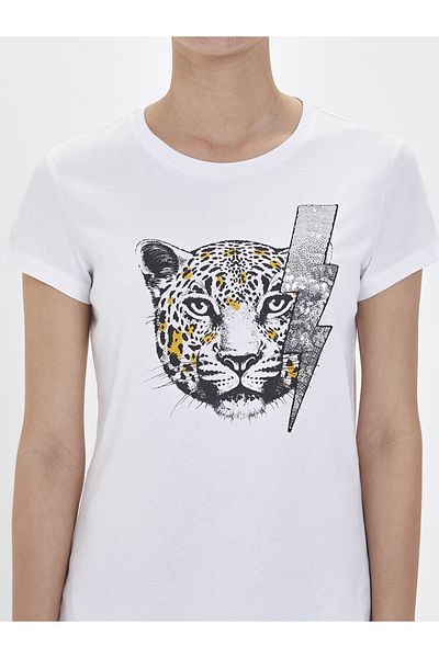 Loft Tricou de damă cu mânecă obișnuită