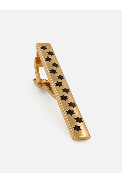 Milleniva Star Pattern Gold Breastpin