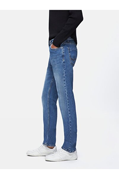 Ltb Pantaloni de jeans drepti Hollywood Y cu talie normală
