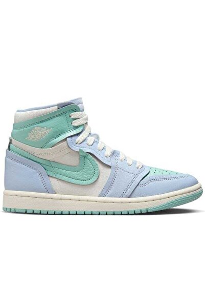 Nike Air Jordan 1 High Method Of Make Unisex Sneaker Hakiki Deri Bilekli Günlük Spor Ayakkabı Mavi Y