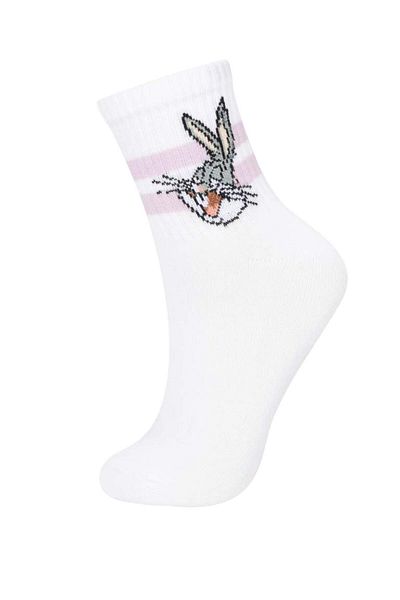 DeFacto New Season Women's Looney Tunes 3-Piece Cotton Socks