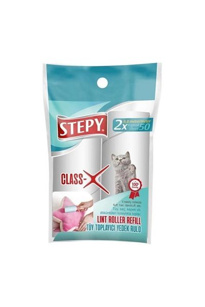 STEPY Classx Lint Collector Spare Roll/50 Sheets 2pcs
