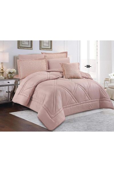 HOURS Sigrid-05 7-Piece Horse Hotel Duvet Set for Two