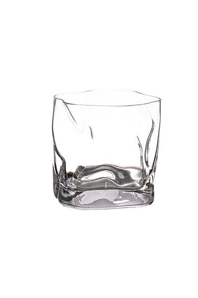 OEM Pahar pentru whisky, Wave, din sticla, 280 ml, 8 cm h, 8.5 cm l, 8 cm adancime