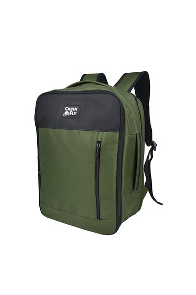 CABINFLY Backpack, Pacemaker, Polyester, 40x30x20cm, 24l, Green, Ideal Free Hand Luggage Wizzair