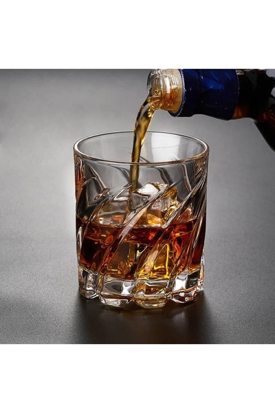 OEM Pahar pentru whiskey, Elegant, 285 ml, 9 x 8 x 7.6 cm, din sticla, transparent