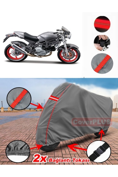 CoverPlus Ducati Monster 620Ie Tarpaulin Motor Tarpaulin Motorcycle Cover Ten...