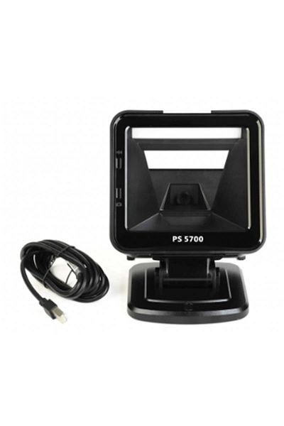 PERKON Ontech - Ps5700 2d QR Code سلكي USB سطح المكتب ماسح الباركود مع حامل