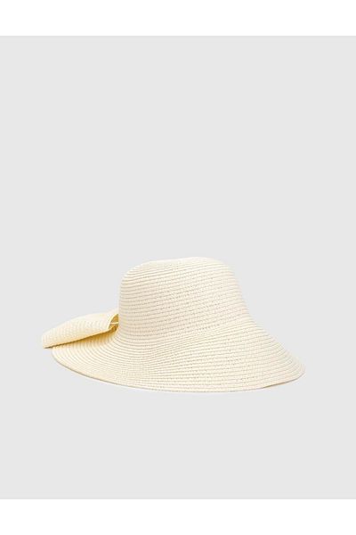 İLVİ Uchiko Straw Cream Women's Hat