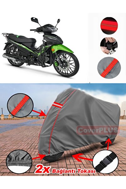 CoverPlus Rks Sniper 100 قماش القنب موتور القماش المشمع غطاء دراجة نارية خيمة...